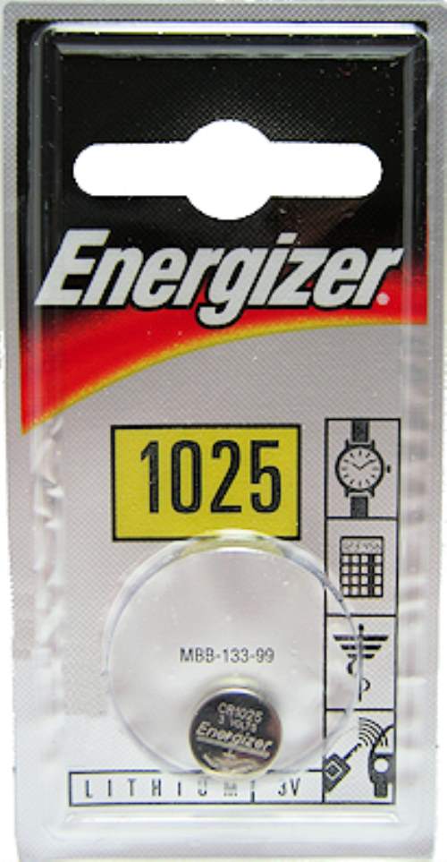ENERGIZER 1025 Lithium Battery 3v CR1025 DL1025 LM1025 - Batterijen ...